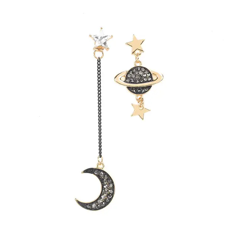 2021 Moon Star Ear Tiny Star Moon Stud Earrings for Women Everyday Girls Birthday Gift Jewelry Mini Star Stud Earrring