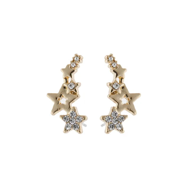 2021 Moon Star Ear Tiny Star Moon Stud Earrings for Women Everyday Girls Birthday Gift Jewelry Mini Star Stud Earrring